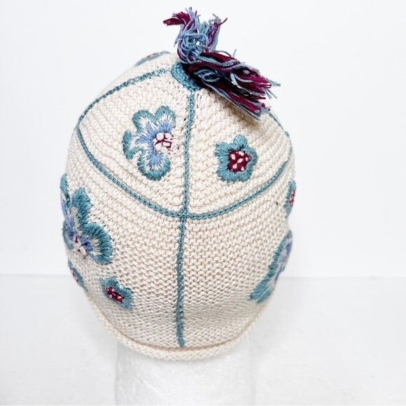 Vintage Little Journey Chicago Floral Knit Hat - Picture 3 of 4